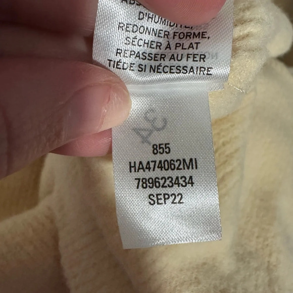 Halogen Nordstrom Cream Sweater Midi Dress - Picture 6 of 6